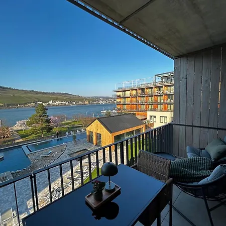 Apartamento Rhein Hideaway I Balkon Mit Direktem Rheinblick I Tg-stellplatz Inklusive Bingen am Rhein